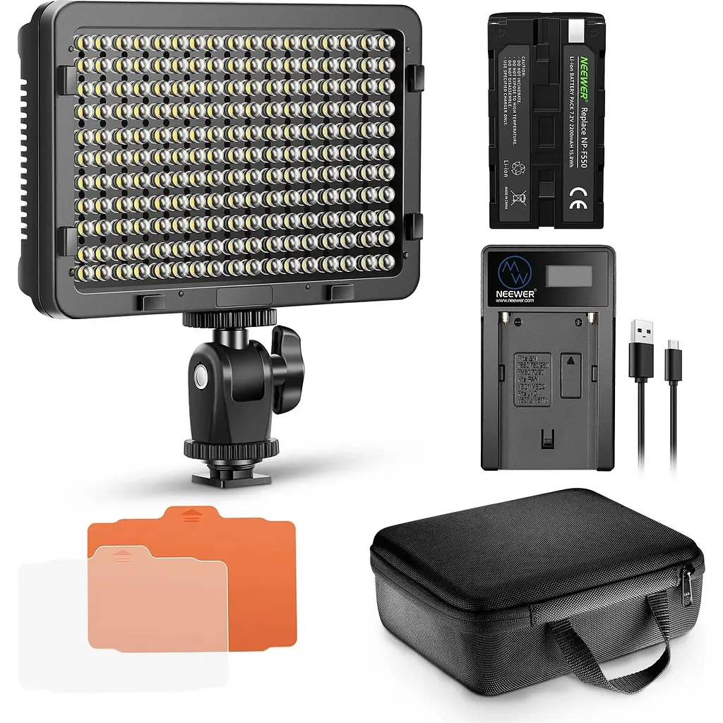 Накамерный свет Neewer PT-176S Battery and Charger [110709] - фото 2