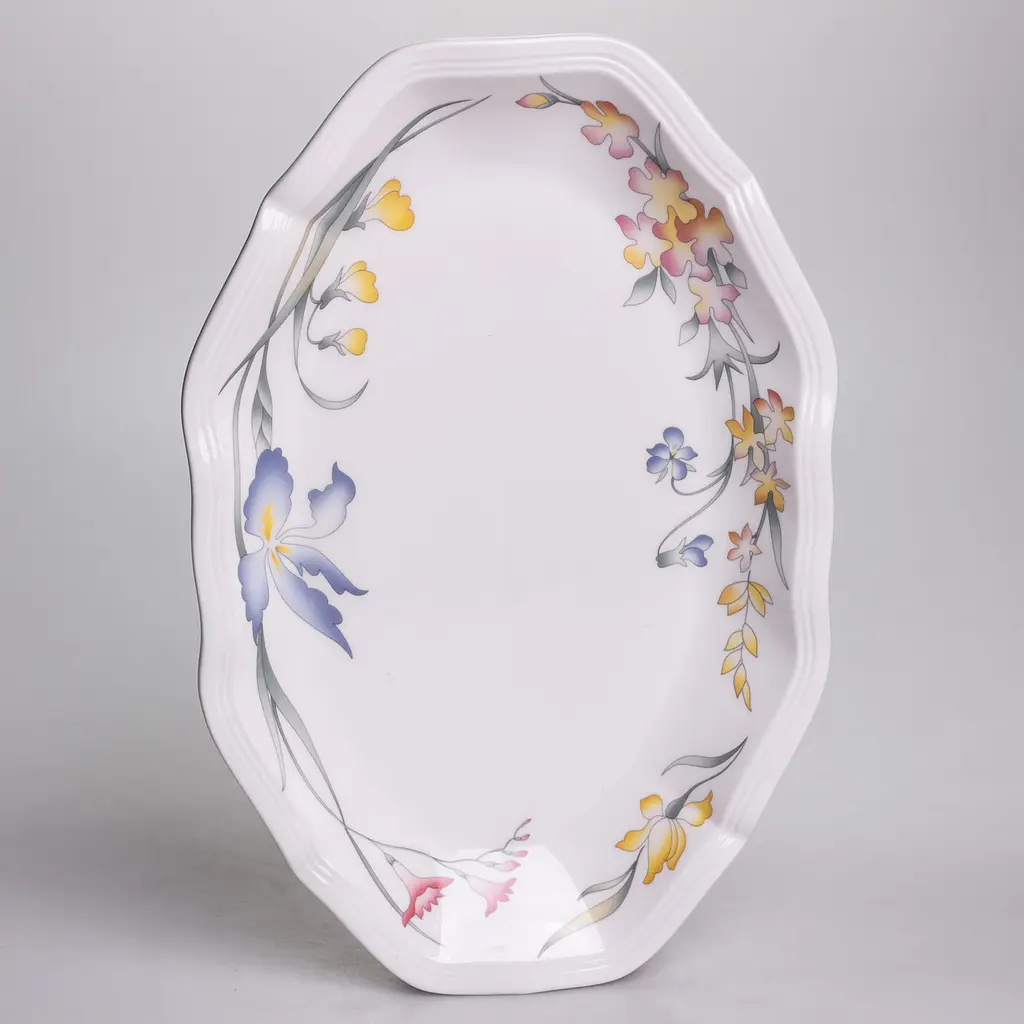Столовий сервіз Yiwu Villeroy YY78-8A фарфоровий на 6 персон 32 предмети: тарілки, чашки, блюда - фото 2