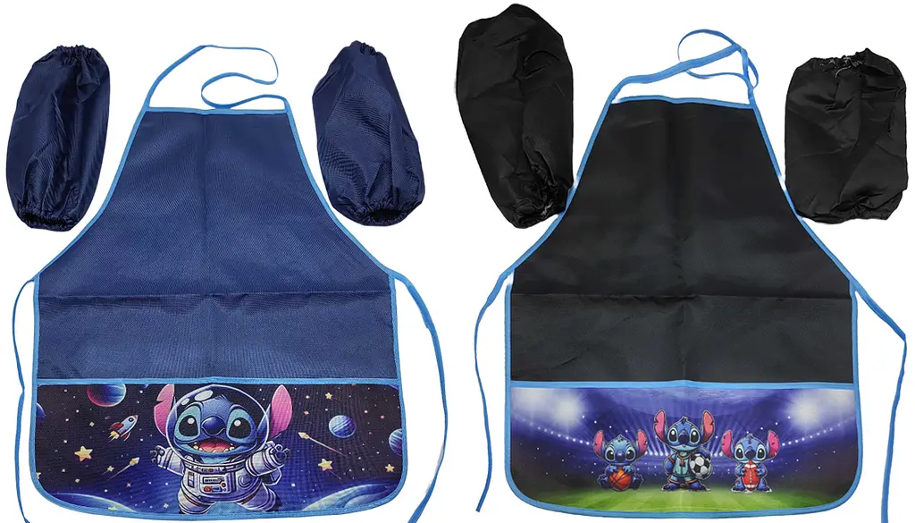 Набір фартух 50x45 см + нарукавники 26 см Стіч, 127-4 (В асортименті) - фото 2