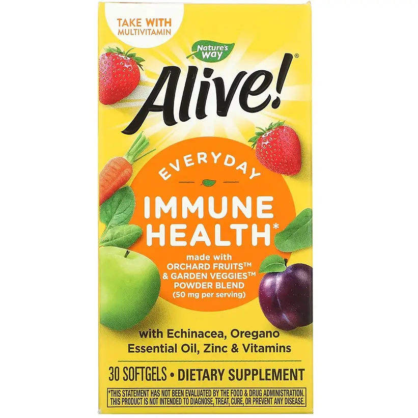 Здоровий імунітет Nature's Way Alive Immune Health 30 гелевих капсул (NWY13294) - фото 3