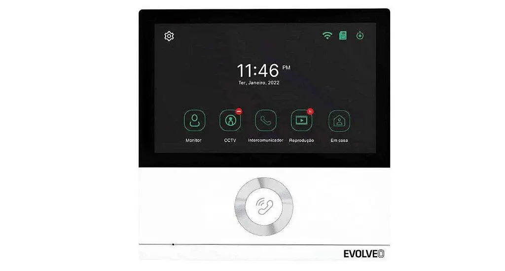Відеодомофон EVOLVEO DoorPhOne AHD7 White - фото 2