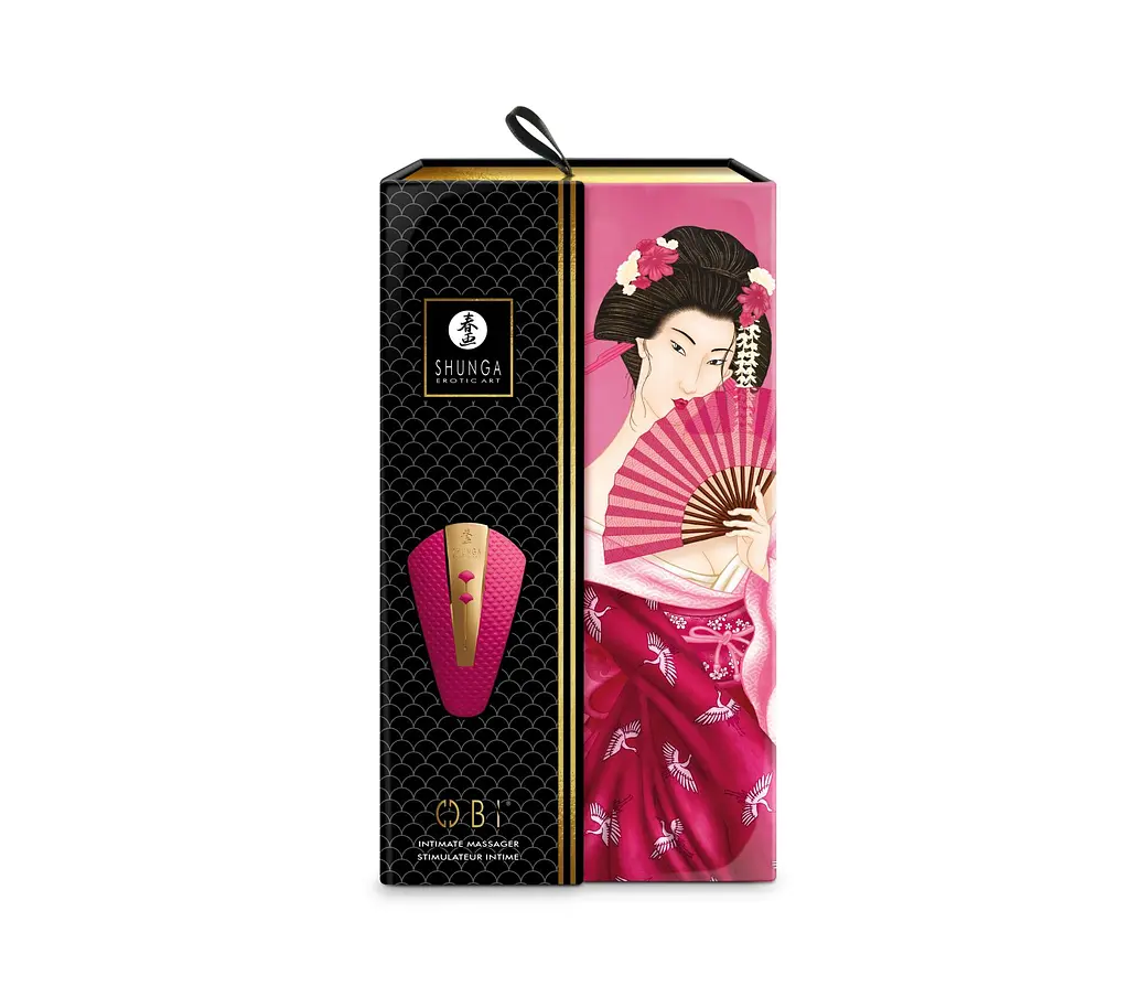 Кліторальний вібратор Shunga Obi Raspberry - фото 6