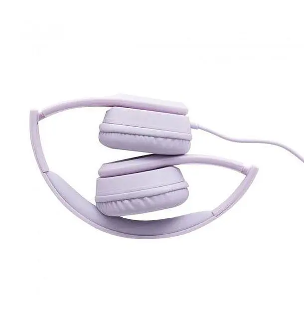 Провідні накладні навушники Hoco W21 with mic, 3.5mm, 1.2m, purple - фото 4
