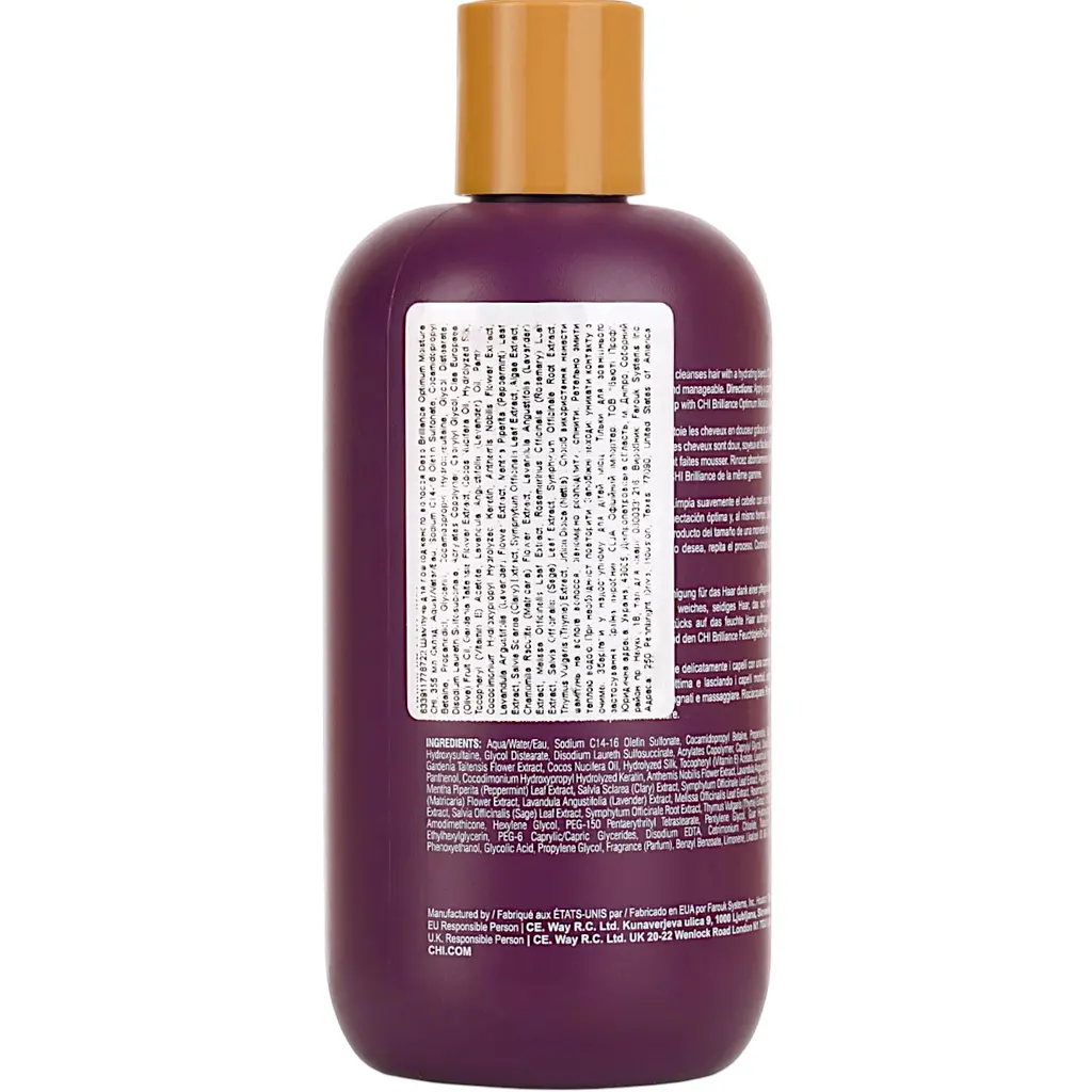 Шампунь для поврежденных волос Deep Brilliance Optimum Moisture CHI 355 мл - фото 3