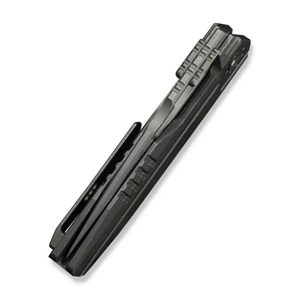 Ніж складаний туристичний Weknife Reveille (9.7 см) Bohler M390 / Titanium оливково-сірий - фото 6