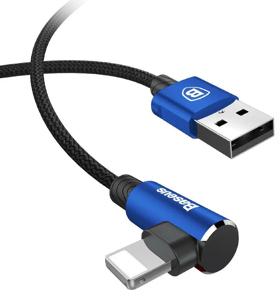 Кабель Baseus MVP USB - Lightning, 2.0A, 1м Blue (CALMVP-03) - фото 2