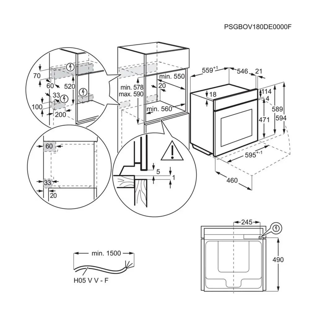 Духовой шкаф Electrolux EOD3C70TK - фото 8