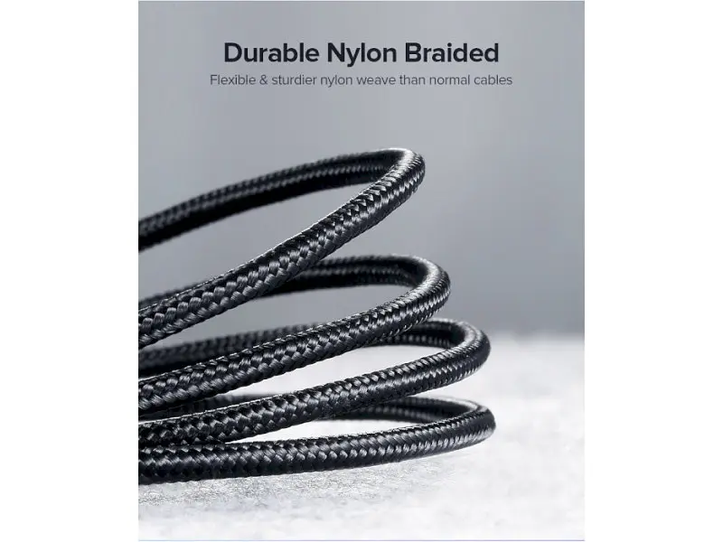 Кабель UGREEN US288 USB - Type-C Cable Aluminum Braid 1.5m Black (60127) - фото 8