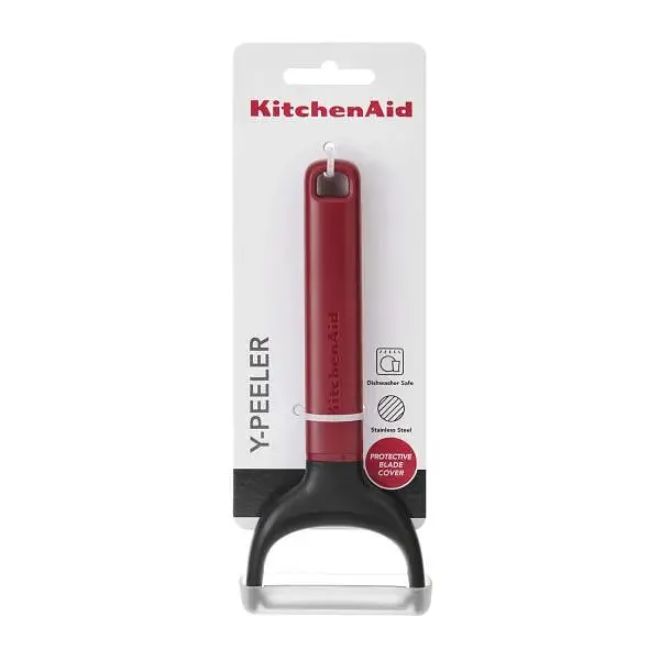 Овочечистка горизонтальна KitchenAid Classic, 18 см, червоний (KHA145OHEREG) - фото 3
