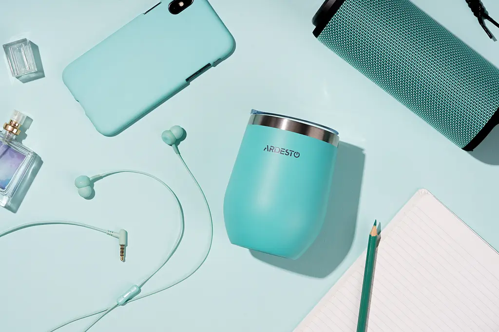 Термокухоль Ardesto Compact Mug 350 мл блакитний - фото 3