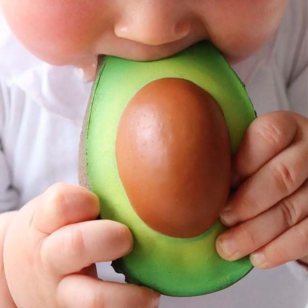 Прорізувач Oli&Carol Авокадо Арнольд зелений з коричневим (L-AVOCADO-UNIT) - фото 4