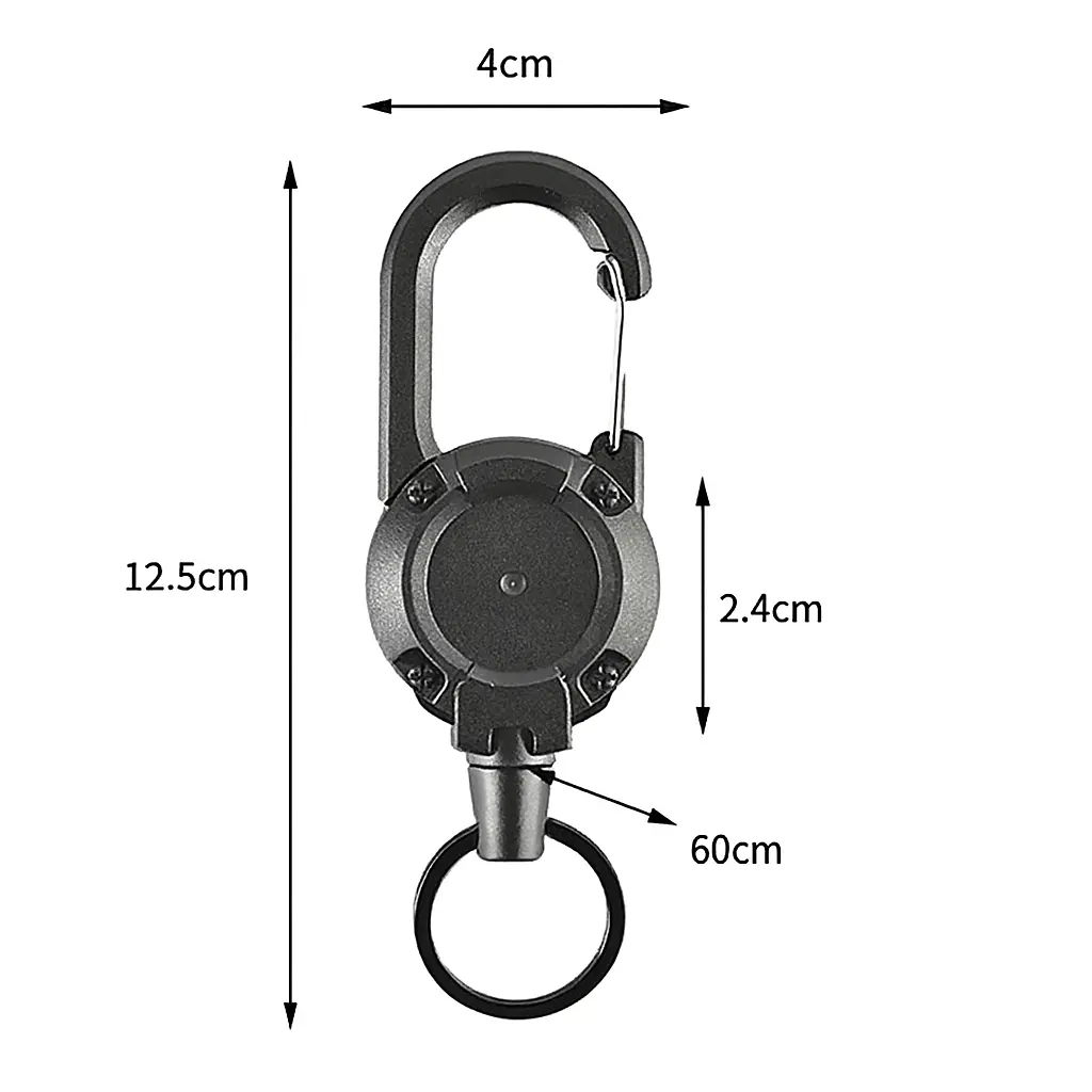 Висувний брелок Full Fix з карабіном, колір хакі 12.3*4*1.7 cm (6930562840520) - фото 2