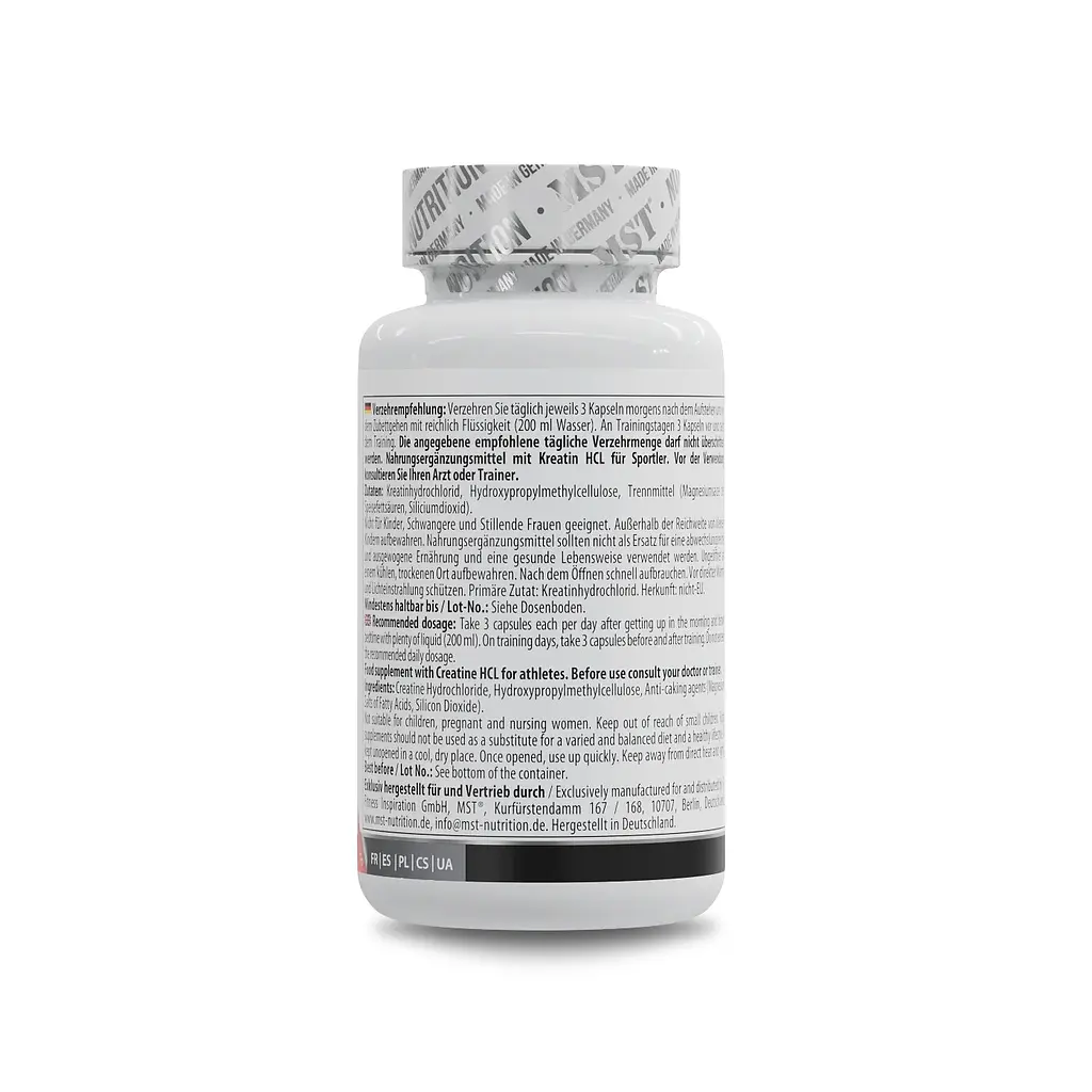 Креатин MST Nutrition Creatine HCL, 90 вегакапсул - фото 3