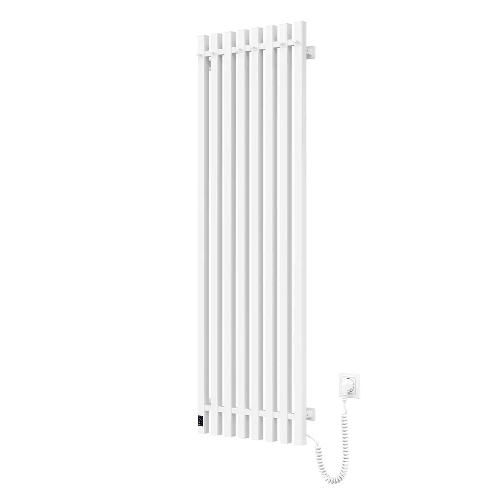 Электрический полотенцесушитель Navin Levante 450x1400 Sensor правая, белый бархат 10-012033-4880, Белый матовый, Правое, Электронный - фото 3