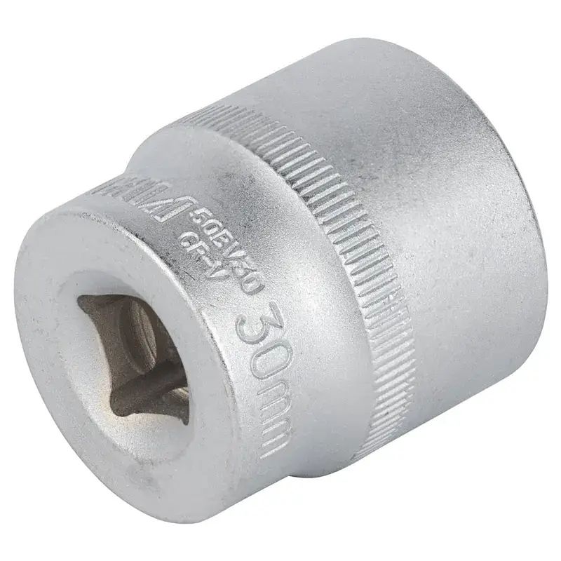 Торцева головка Sigma шестигранна коротка 1/2" 30мм CrV mid (6071301) - фото 4