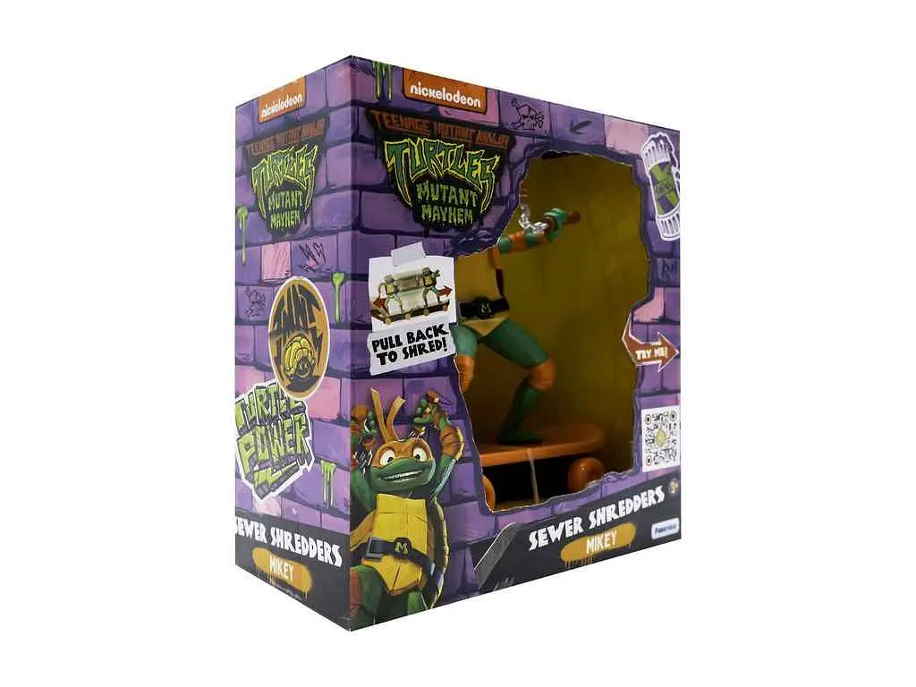 Черепашки-ніндзя FUNRISE TMNT класичні Майстри бойових мистецтв Мікеланджело movie star 2023 71058 - фото 3