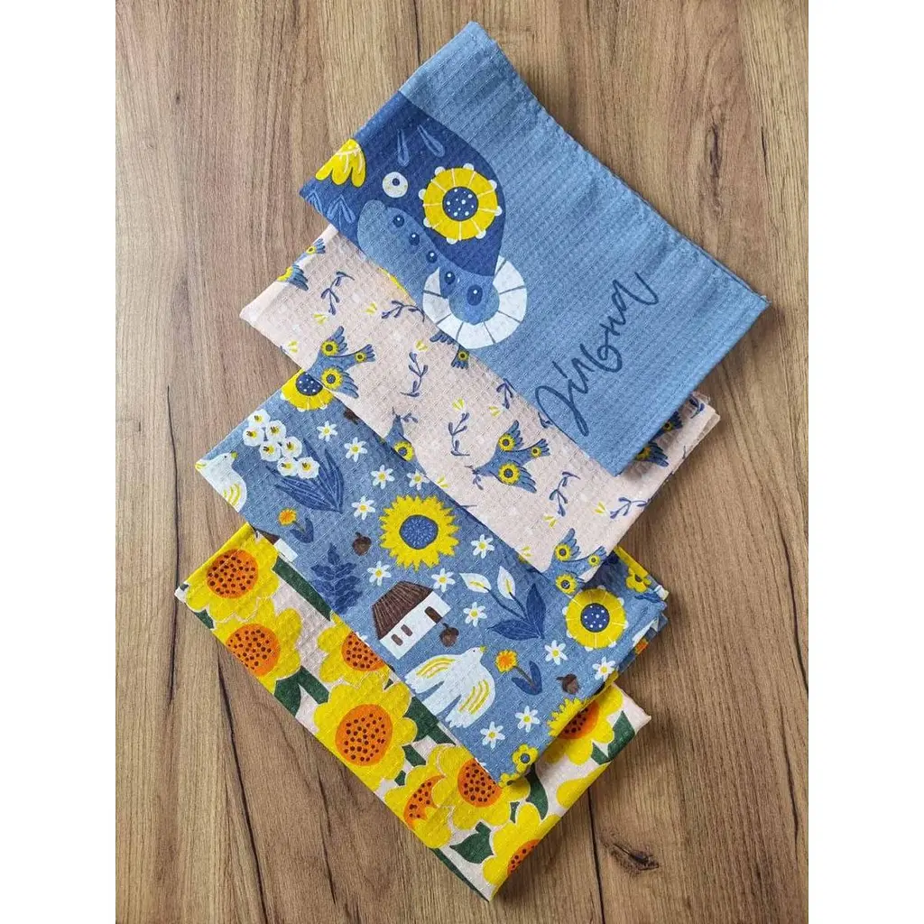 Полотенце вафельное Прованс Украина 33х60 см (40494) - фото 4