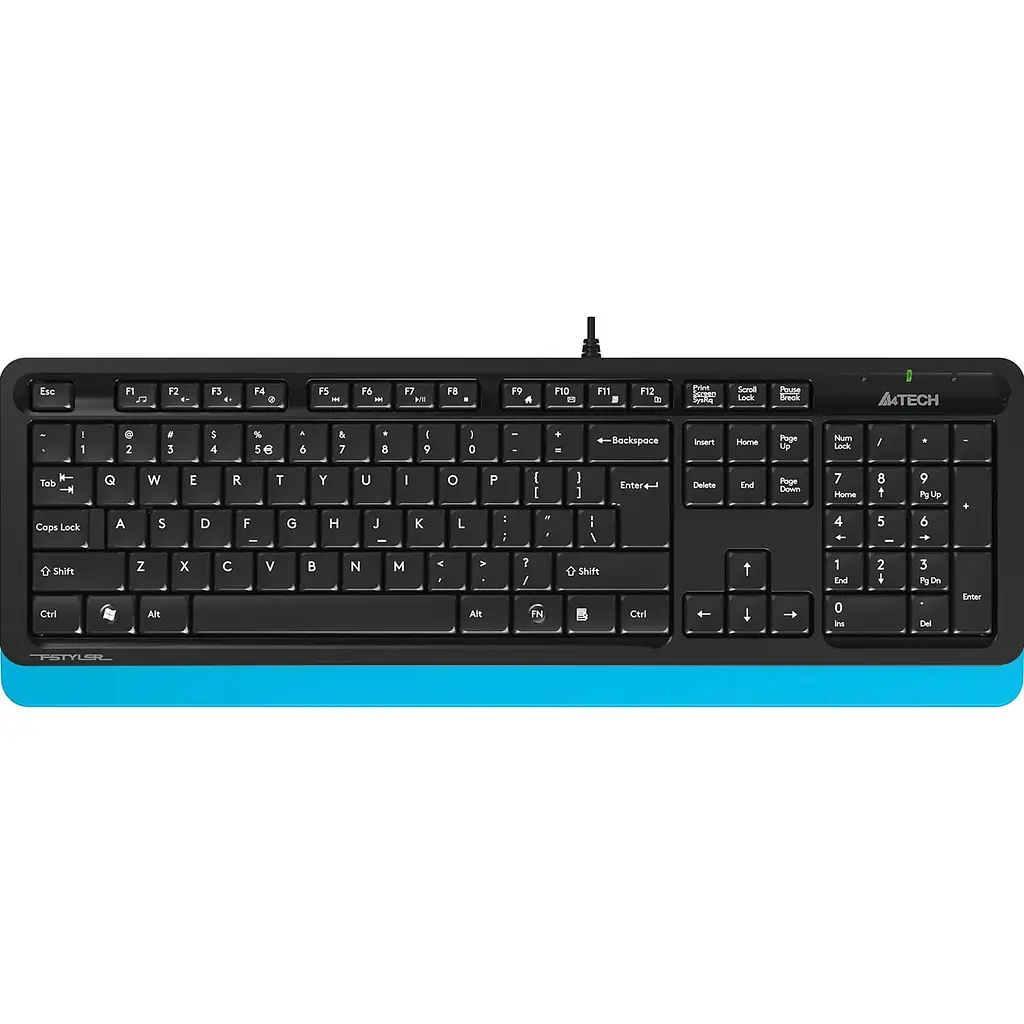 Комплект клавиатура + мышь A4Tech Fstyler F1010 Black/Blue [1147546] [114614] - фото 2