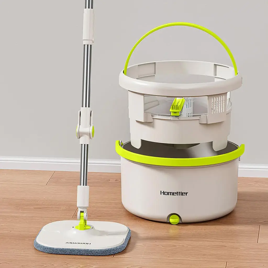 Швабра с ведром CoolMop Plus CW001 Кремовый - фото 4