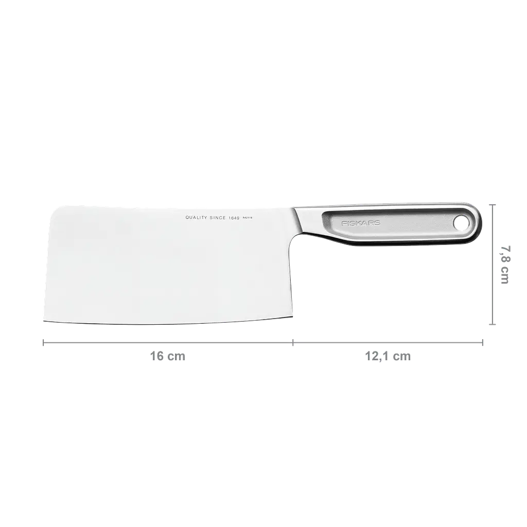 Ніж китайський кухарський Fiskars Cleaver All Steel (1062885) - фото 2