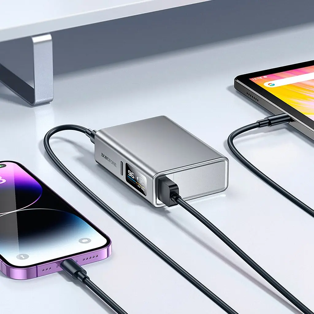 Внешний аккумулятор Borofone BJ72 Energy 10000mAh 22.5W Silver [132912] - фото 5