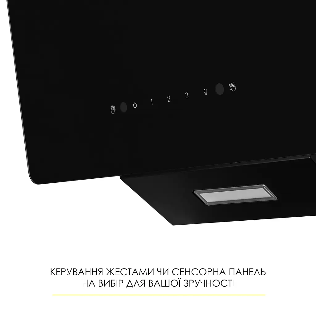 Витяжка декоративна похила WEILOR AURA WDS 63 BLACK - фото 9