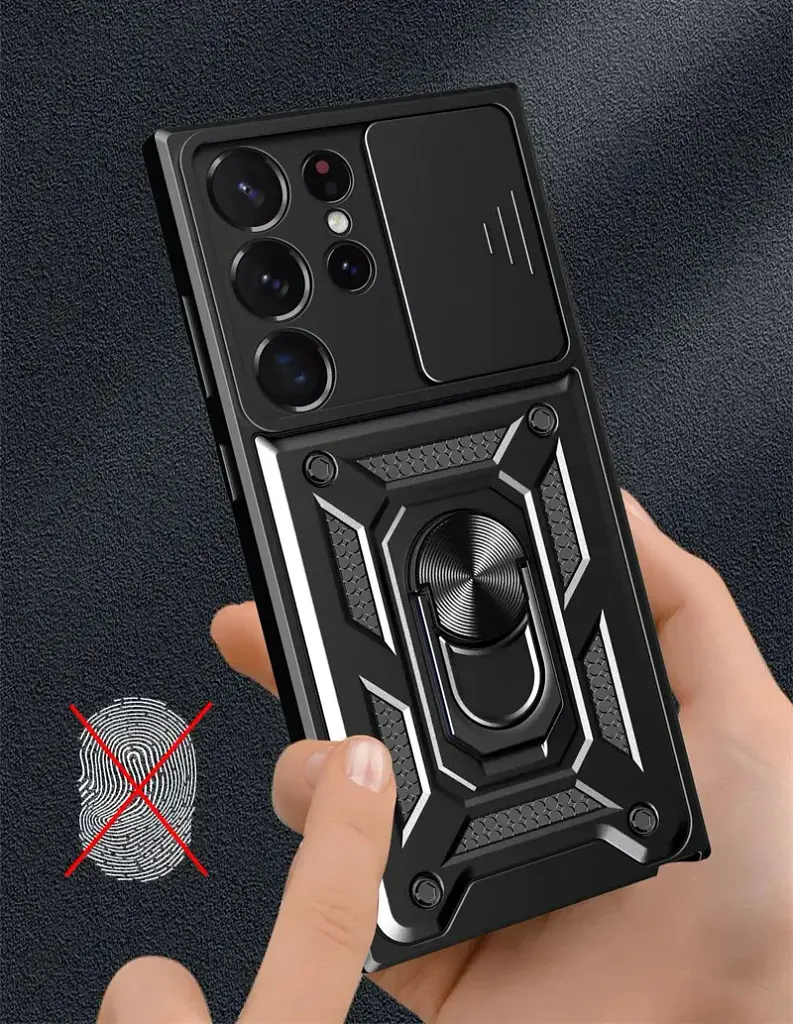 Панель BeCover Military для Samsung Galaxy S23 Ultra SM-S918 Black (709998) - фото 4