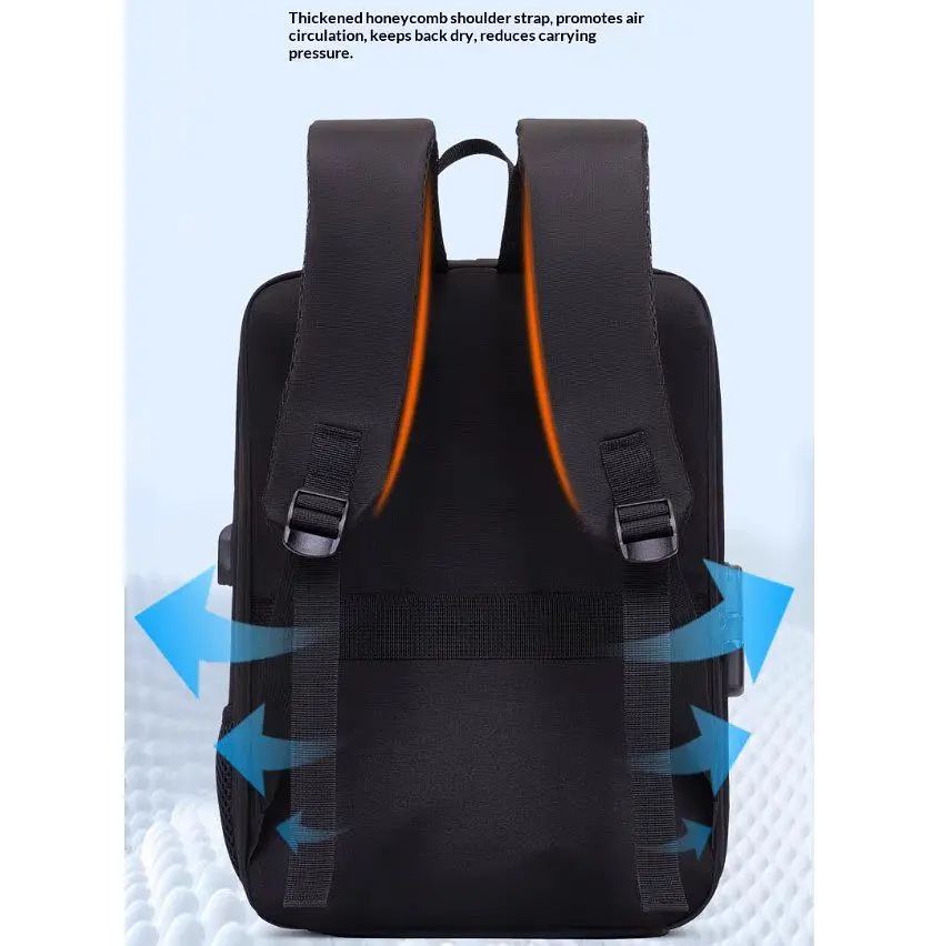 Рюкзак міський для ноутбука 15.6 Voltronic IVSIONS Black - фото 6