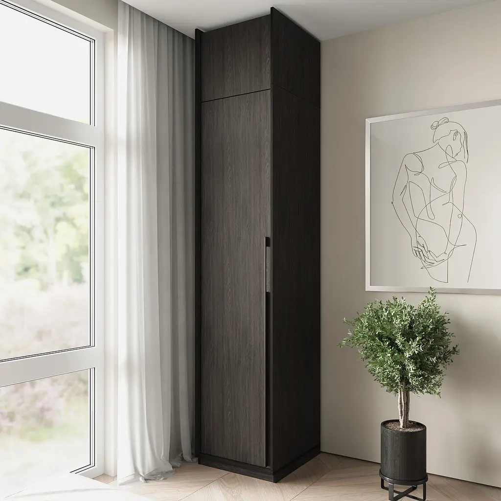 Пенал для дому Flamecame зі штангою у спальню FR-12 Венге - фото 3