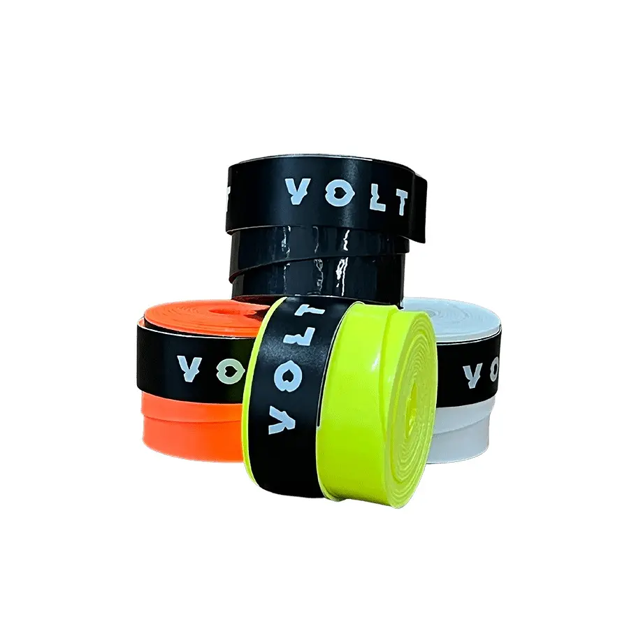 Перфорована обмотка ракетки VOLT Premium Overgrips чорна - фото 2