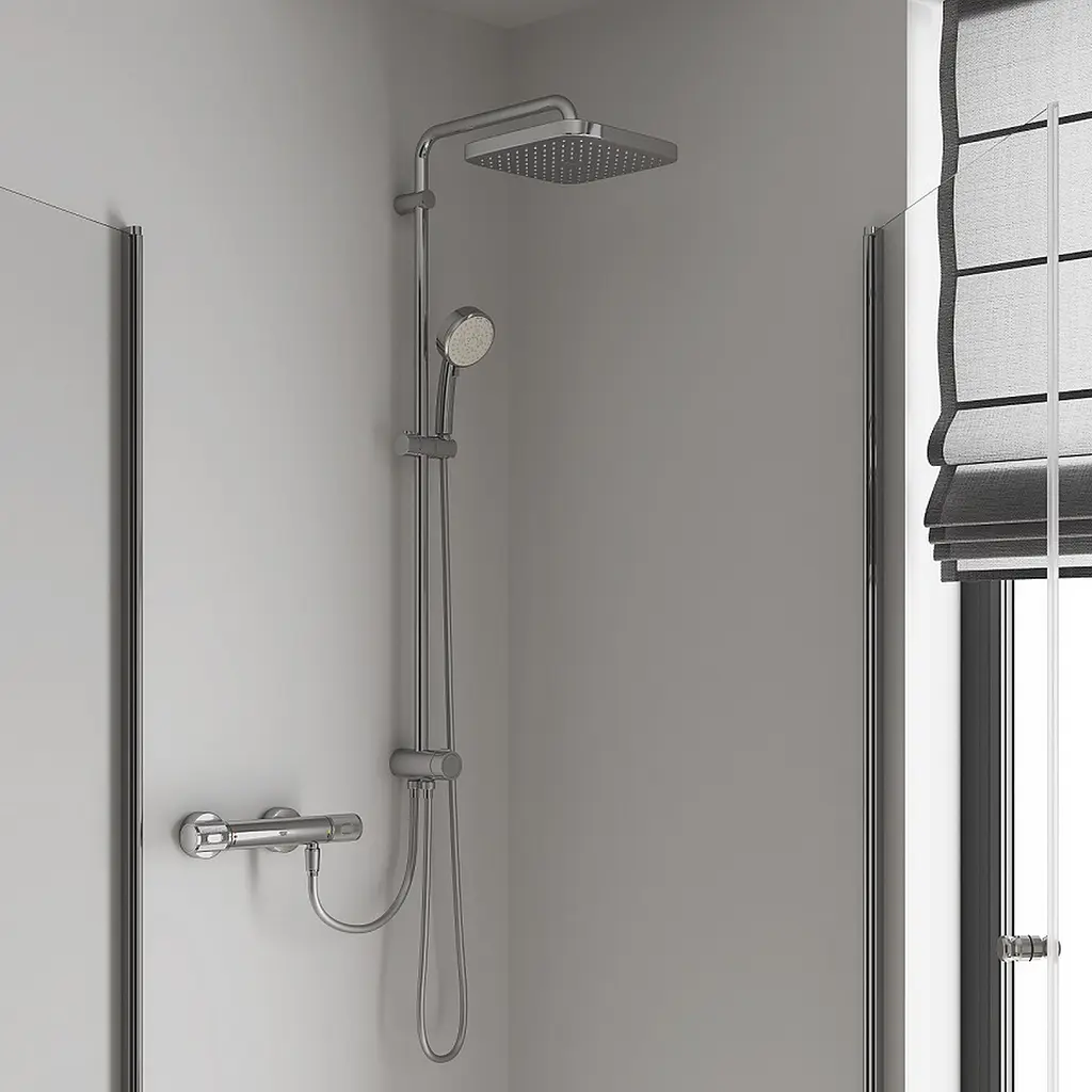 Душова система Grohe Tempesta Cosmopolitan System 250 Cube 26694000, Хром - фото 10