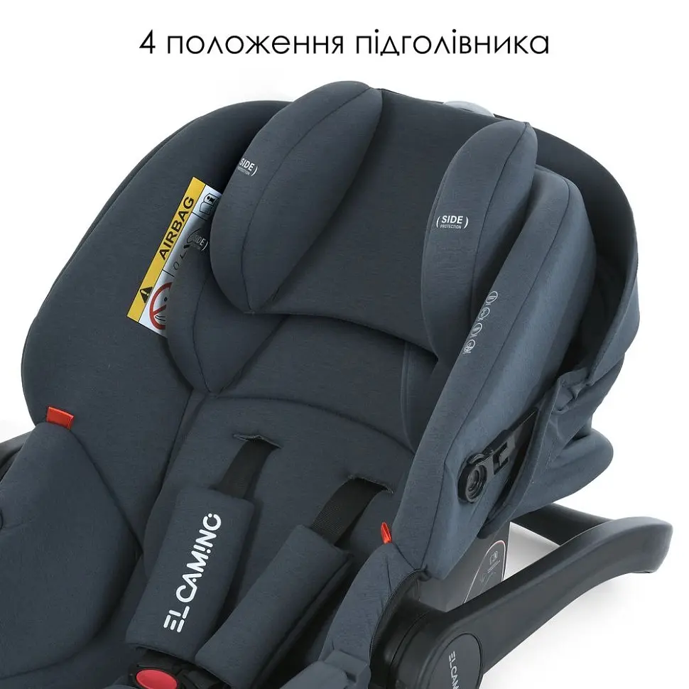 Дитяче автокрісло i-KEEP ME 1186 Melange Rock Gray - фото 3