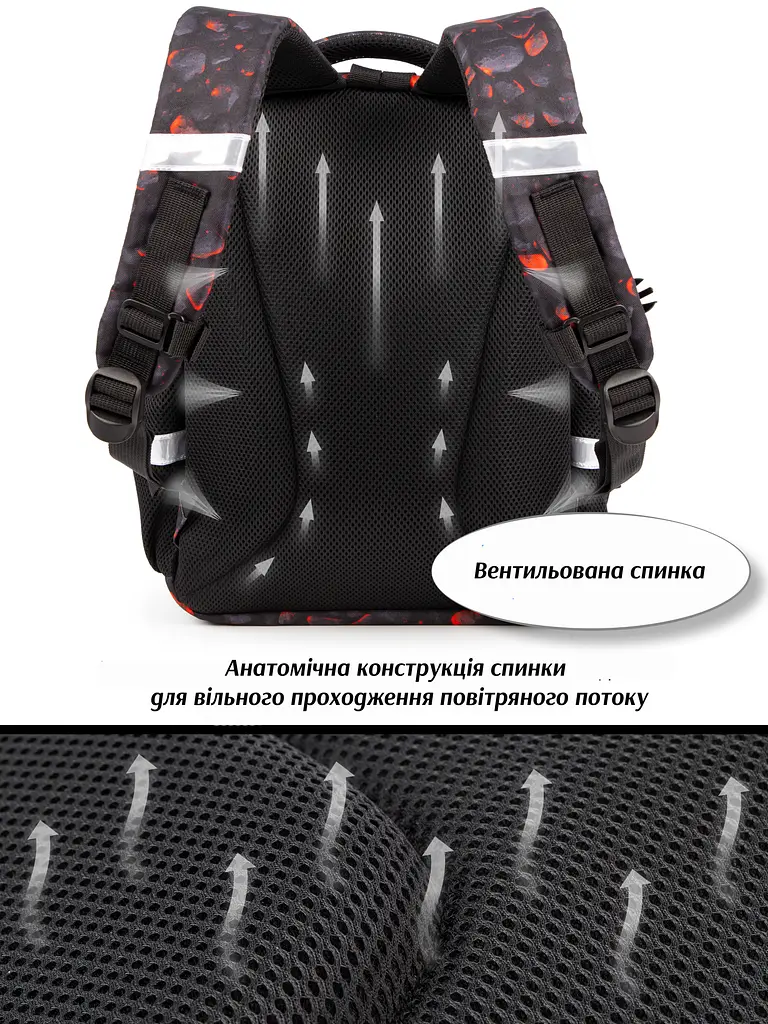 Школьный ортопедический рюкзак 6 в 1 для мальчика School Standard 38х30х18 см с Джойстиком для первокласника (SET 150-38) - фото 10