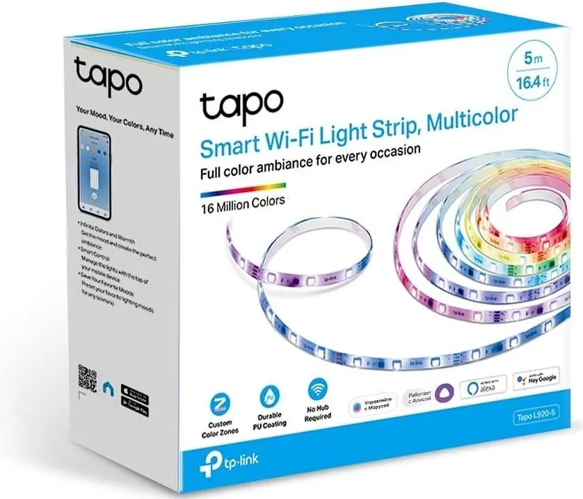 Стрічка світлодіодна розумна TP-LINK TAPO L920-5 - фото 4
