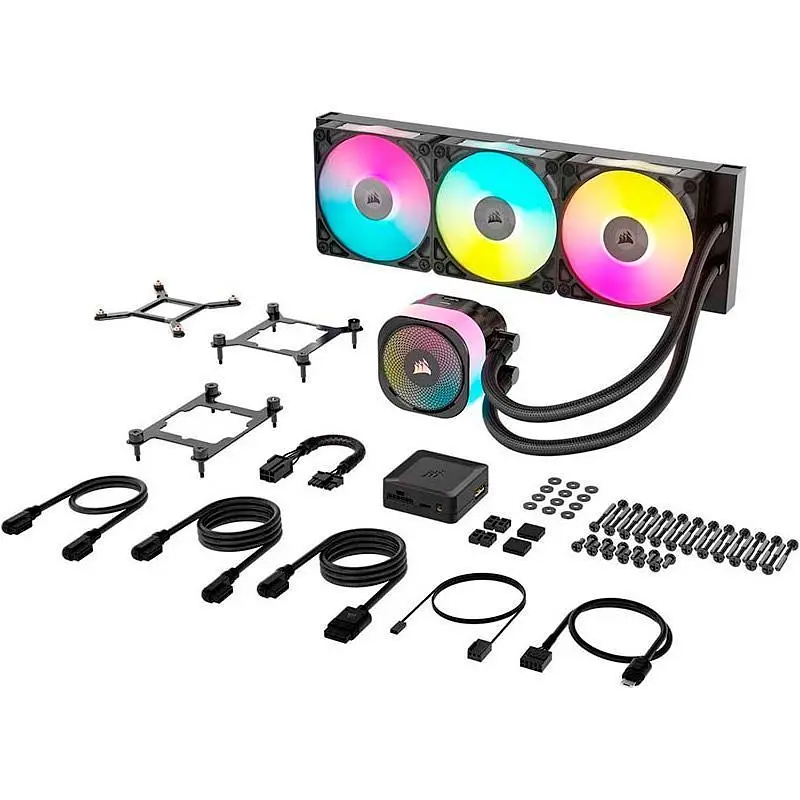Система водяного охолодження Corsair iCUE Link Titan 360 RX RGB Black (CW-9061018-WW) UA [143822] - фото 10