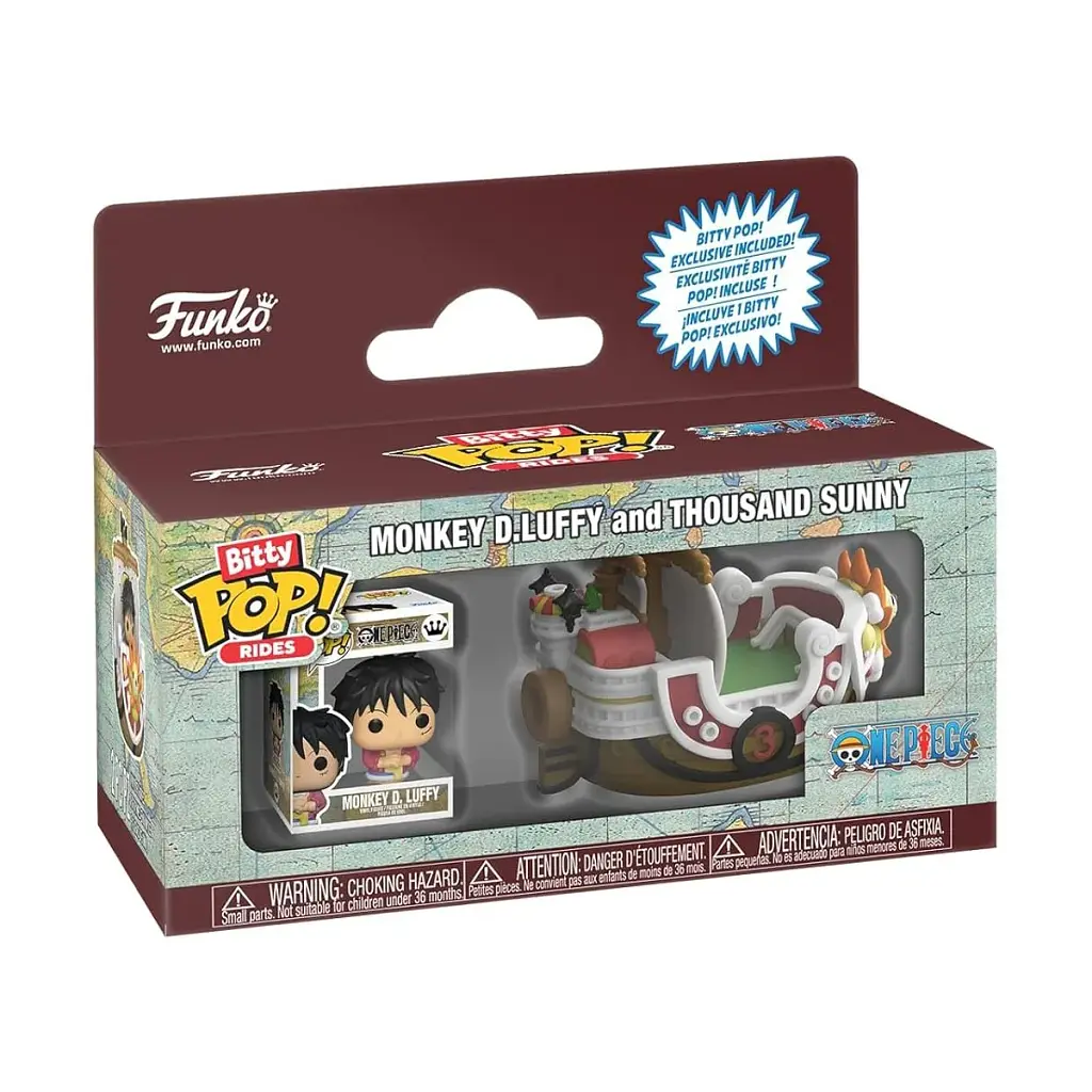 Фігурка Funko Pop набір Bitty POP! Ride серії Великий куш - Саузенд Санні та Луффі (92965)