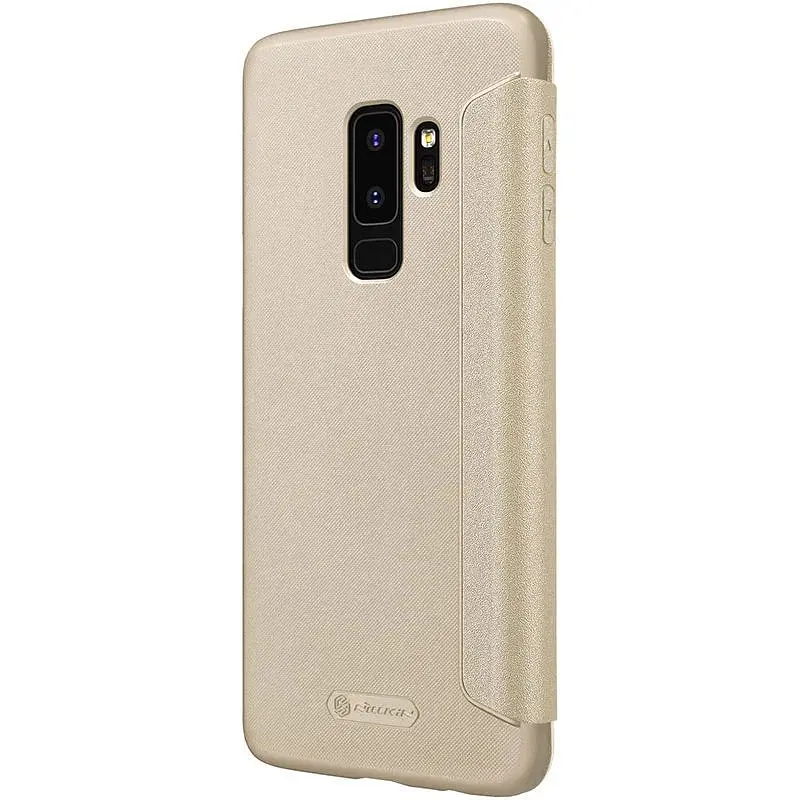 Чохол-книжка Nillkin Sparkle Leather Case Samsung Galaxy S9+ Gold - фото 4