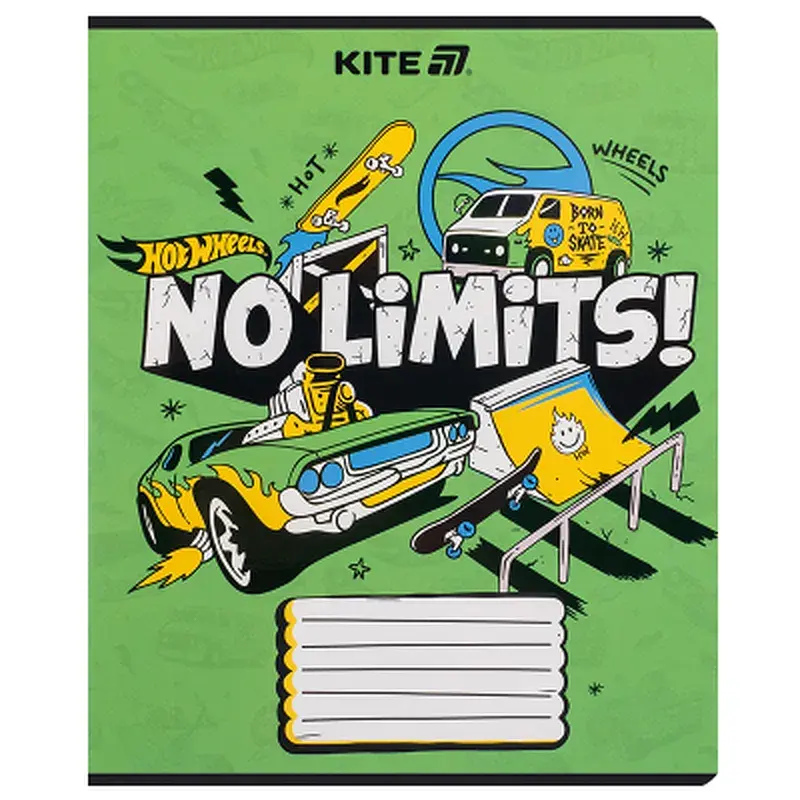 Зошит Kite Hot Wheels, 18 аркушів, лінія (HW25-237) - фото 6