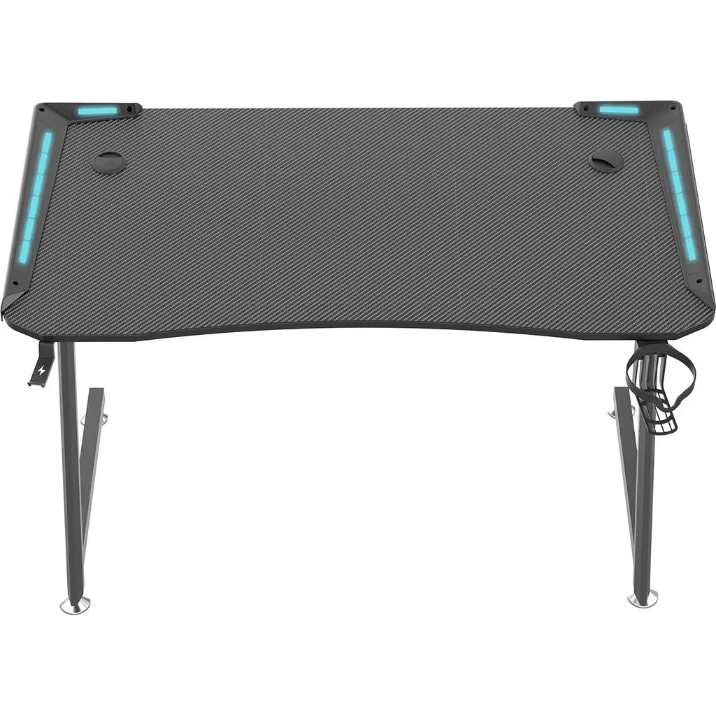 Комп'ютерний ігровий стіл GT Racer T-1216 Black [123405] - фото 3