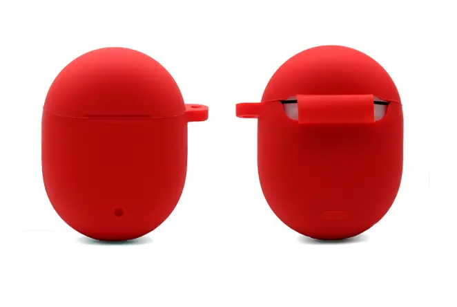 Чохол-накладка DK Silicone Candy Friendly з карабіном для Google Pixel Buds 2 (011407) (red) - фото 2