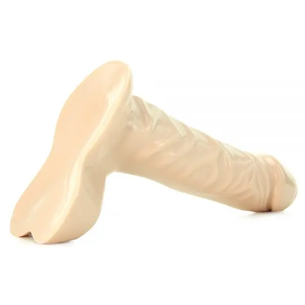 Реалістичний фалоімітатор Doc Johnson Ballsy Super Cock 7, 21х4.5 см (тілесний) - фото 3