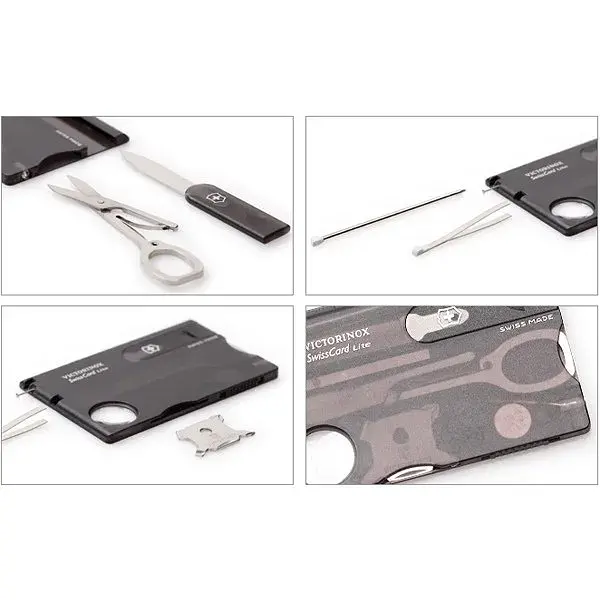 Мультитул Victorinox SwissCard Lite Transparent Black (0.7333.T3) - фото 5