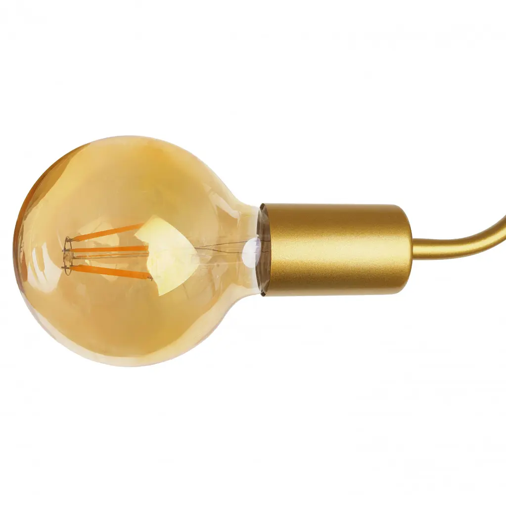 Люстра потолочная Brille в спальню E27 60W G (BR-01 607C/3) - фото 3