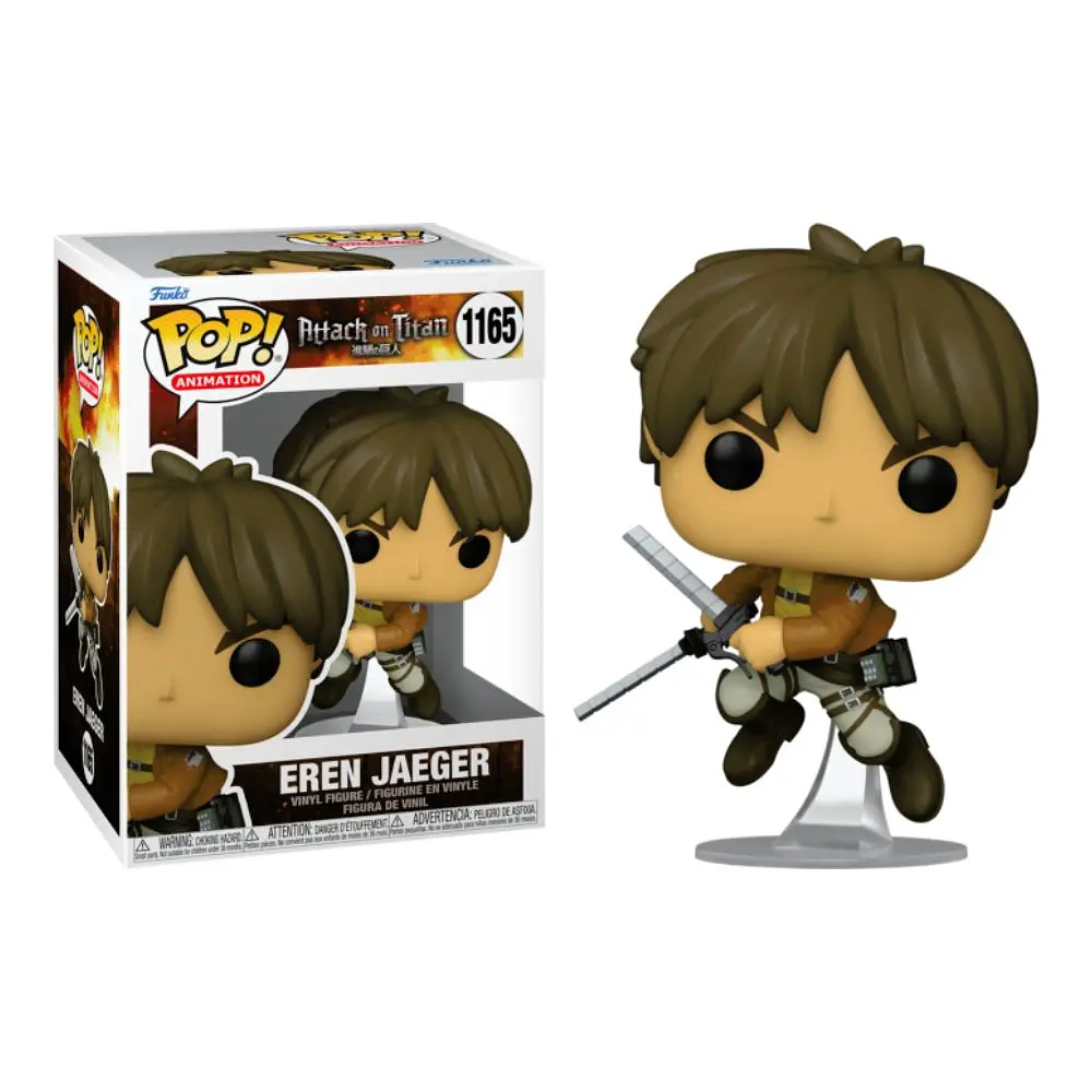 Фігурка Funko Pop Фанко Поп Ерен Йегер Eren Jaeger Атака титанів Attack on Titan 10 см AT EJ 1165 - фото 2