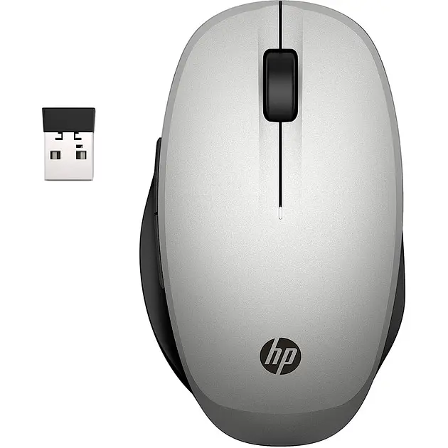 Мышь HP Dual Mode BT/WL Silver [6CR72AA] [99744] - фото 2