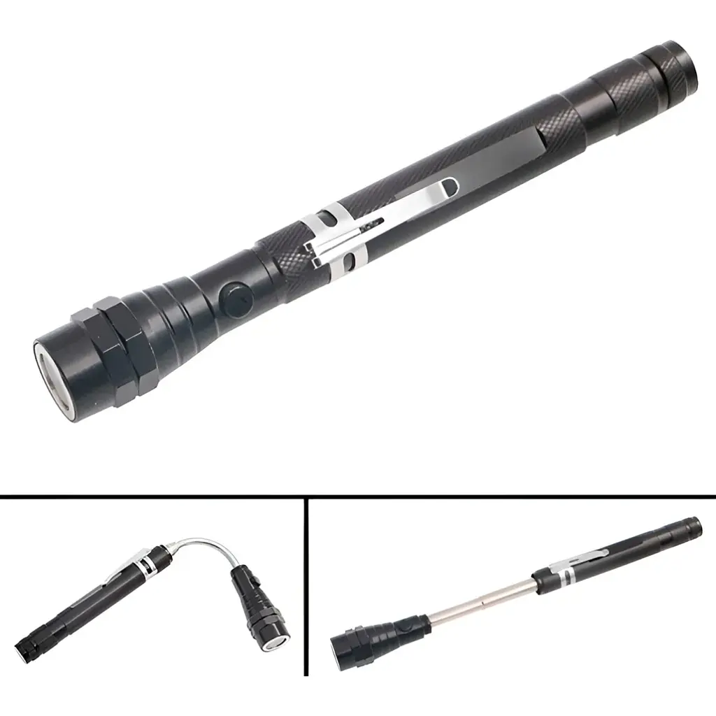 Телескопический фонарик DK Flashlight T91 Black [110917] - фото 8