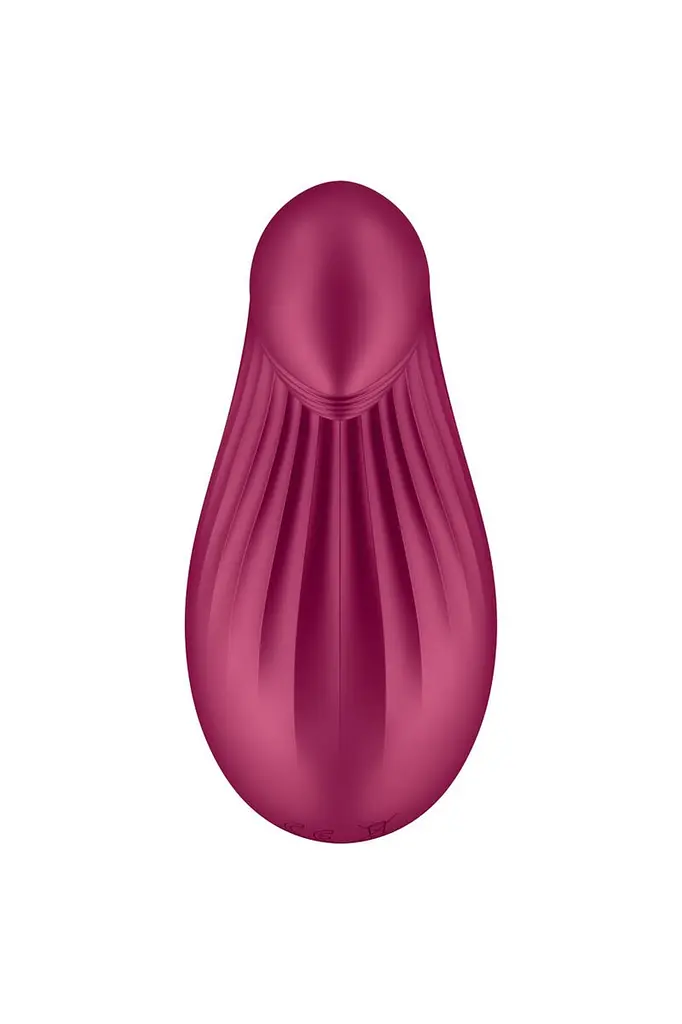 Вибратор Satisfyer Dipping Delight 9 см бордовый - фото 2