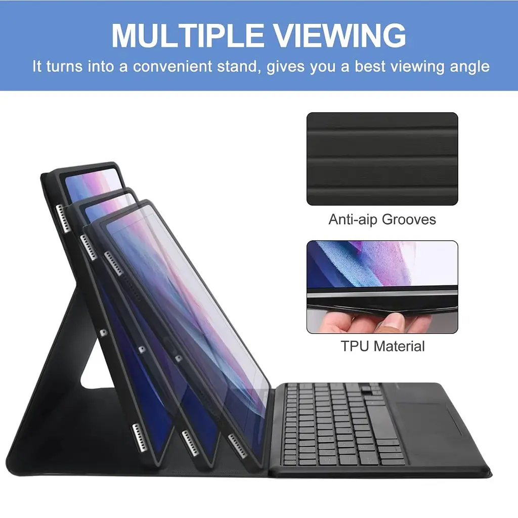 Чохол клавіатура Samsung Galaxy Tab A9 8.7 SM-X110 SM-X115 BlueTooth Keyboard with TP - фото 4