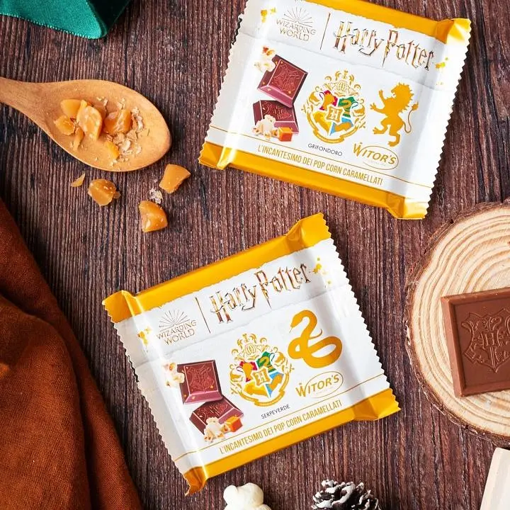 Шоколад молочный Witor's Harry Potter Tavoletta Latte Popcorn 50 г (982296) - фото 4