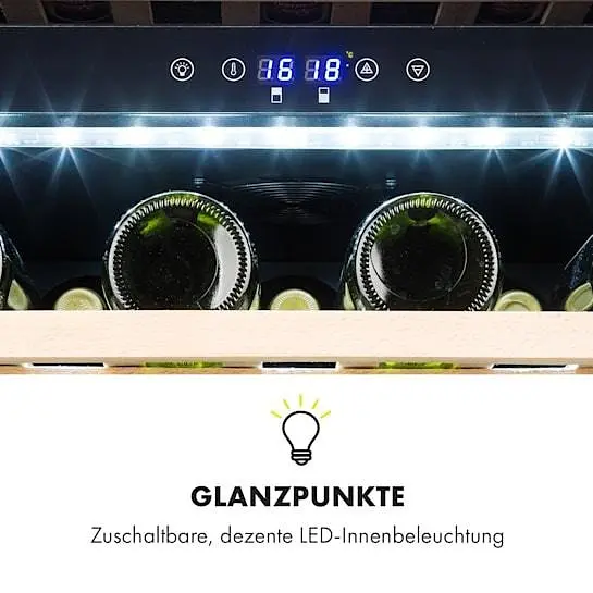 Вбудований винний холодильник Klarstein Barossa 40 Duo (10032924) - фото 2